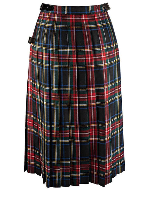 Lochcarron of Scotland Reiver Tartan Deep Pleat Kilted Skirt