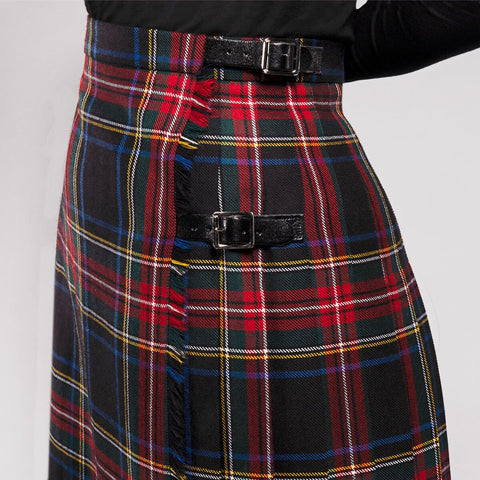 Lochcarron of Scotland Reiver Tartan Deep Pleat Kilted Skirt