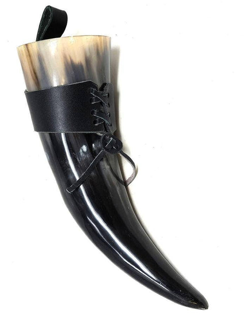 Drinking Horn with Belt Frog