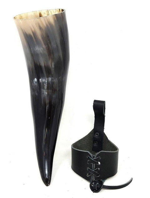 Drinking Horn with Belt Frog