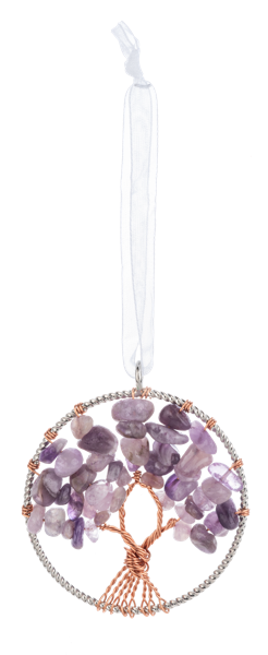 Amethyst Tree of Life Ornament