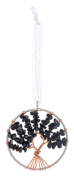 Black Obsidian Tree of Life Ornament