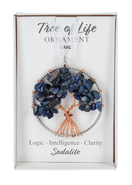 Sodalite Tree of Life Ornament