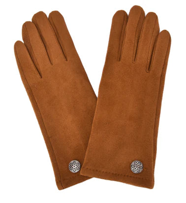 Women's Faux Suede Gloves