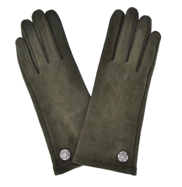 Women's Faux Suede Gloves