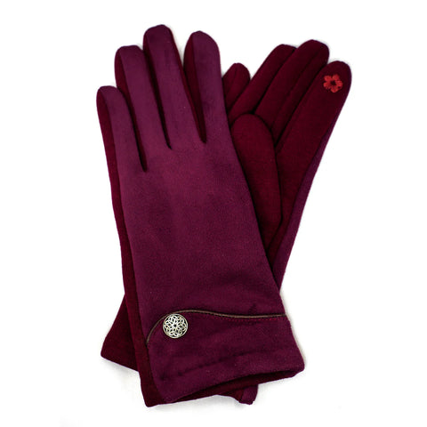 Women's Faux Suede Gloves