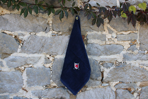 Embroidered Rampant Lion Golf Towel