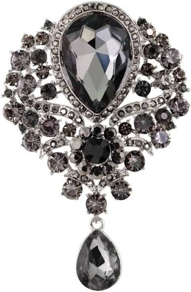 Gothic Glass Brooch
