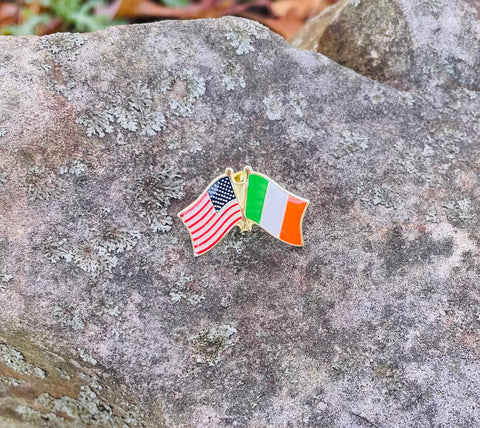 US/Ireland Friendship Pin