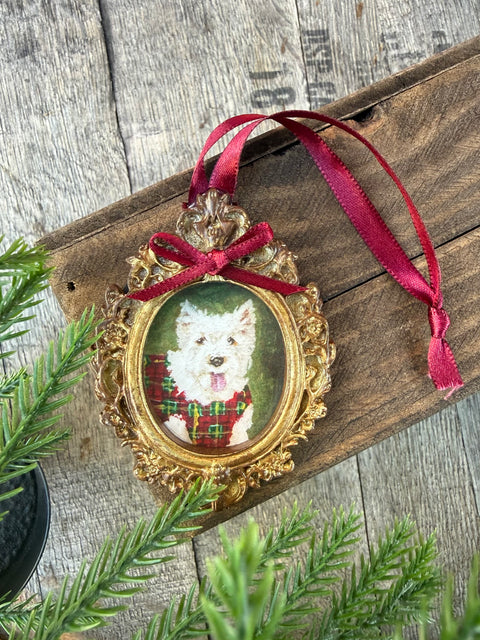Westie Wee Art Ornament