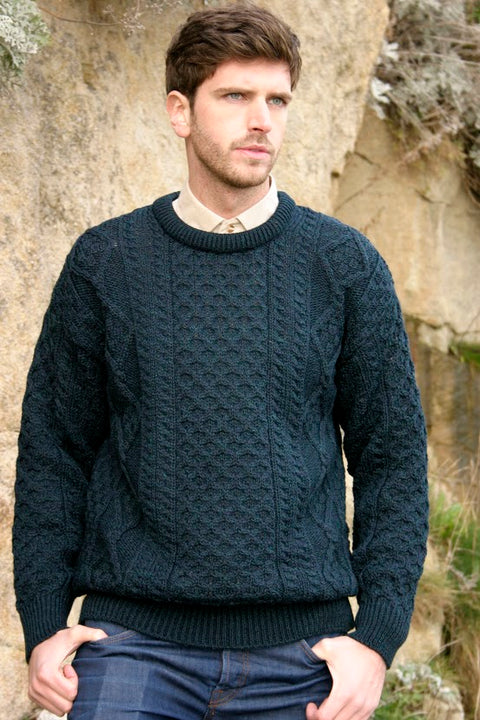 Inis Mor Light Crew Neck Sweater