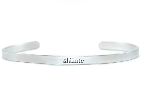 Irish Dialect Bracelet: Slainte