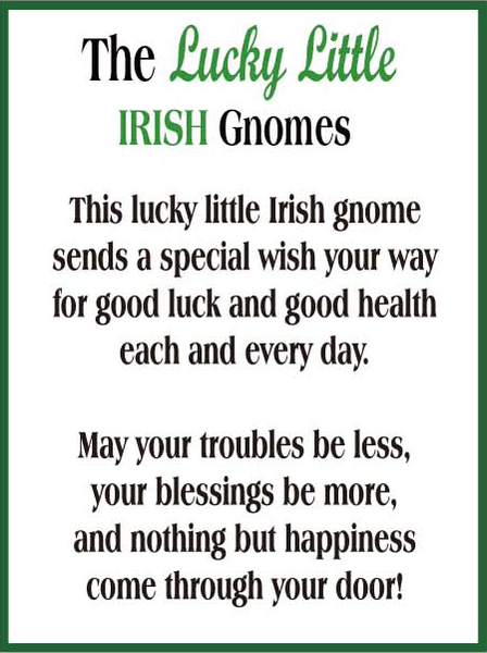 Lucky Little Irish Gnomes