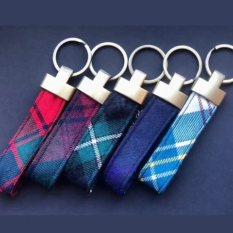 Tartan and Tweed Key Fobs