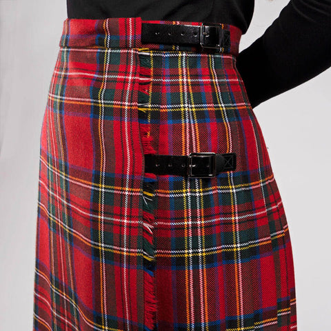 Lochcarron of Scotland Reiver Tartan Kilted Skirt