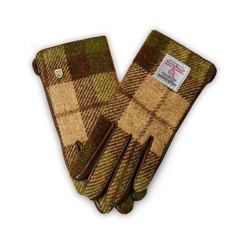 Women's Harris Tweed® Leather Gloves
