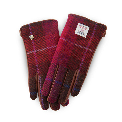 Women's Harris Tweed® Leather Gloves