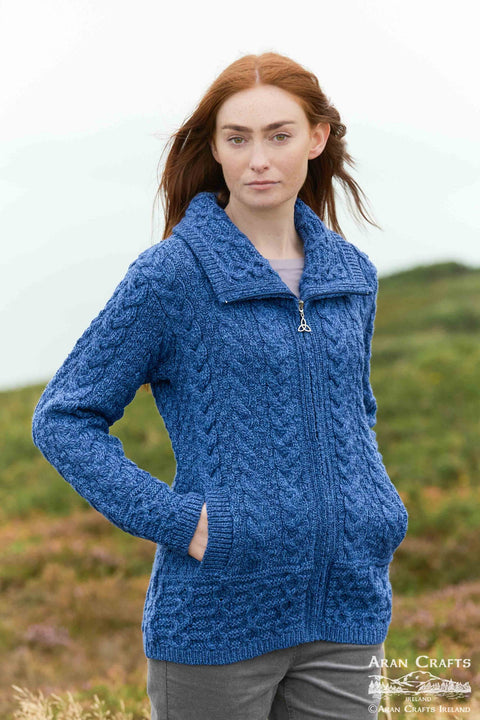 Louisburgh Double Collar Cardigan