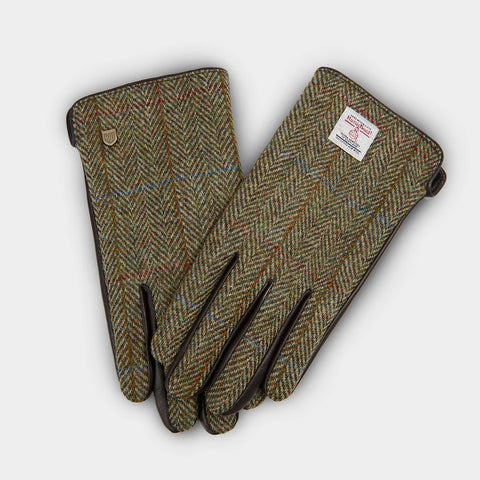 Men's Harris Tweed® Leather Gloves