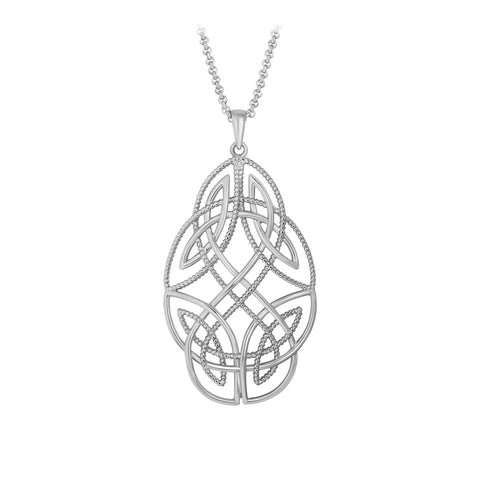 Solvar Large Celtic Knot Necklace