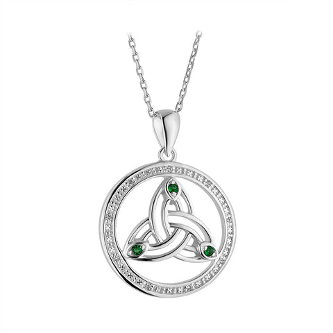 Solvar Trinity Knot Annulus Necklace