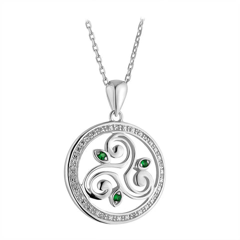 Solvar Triskele Annulus Necklace