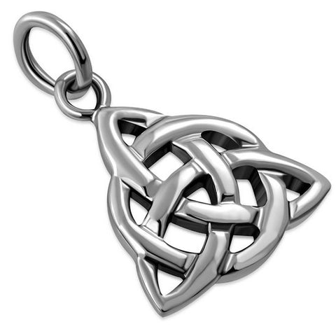 Charmed Infinity Knot Sterling Silver Pendant
