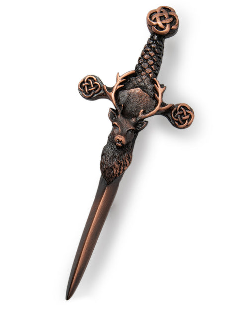 Pewter Stag Kilt Pin