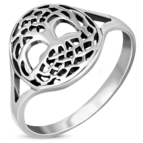 Tree of Life Sterling Silver Ring