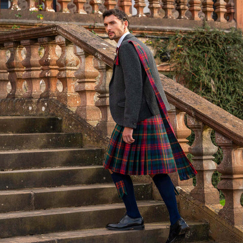 Lochcarron of Scotland Reiver Lightweight Wool Tartan Kilt