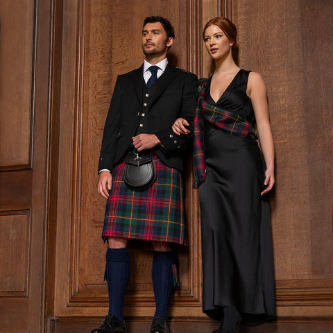 Lochcarron of Scotland Reiver Lightweight Wool Tartan Kilt