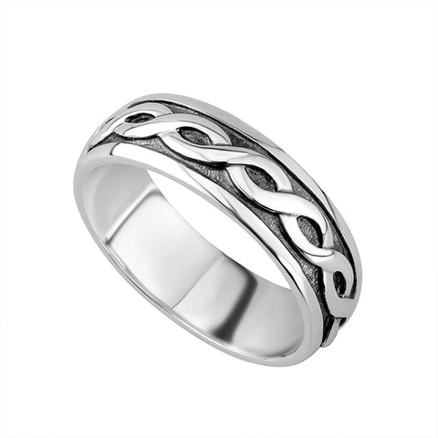 Solvar Men's Celtic Ring