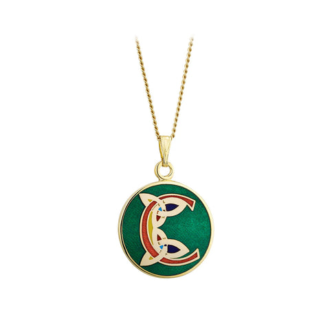 Solvar Celtic Initial Necklace