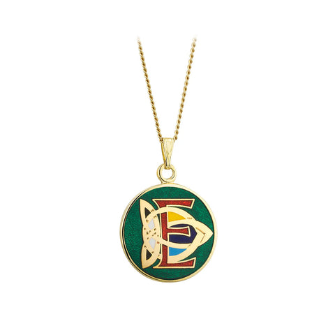 Solvar Celtic Initial Necklace