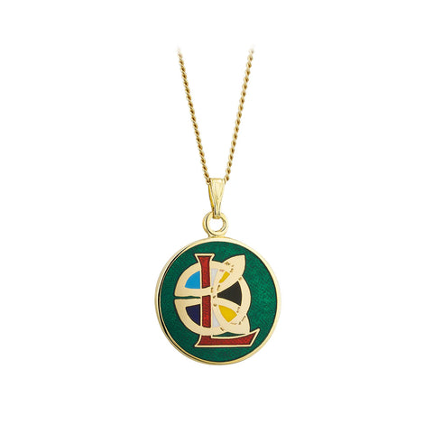Solvar Celtic Initial Necklace