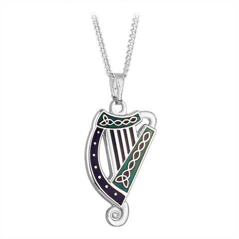 Solvar Book of Kells Harp Necklace
