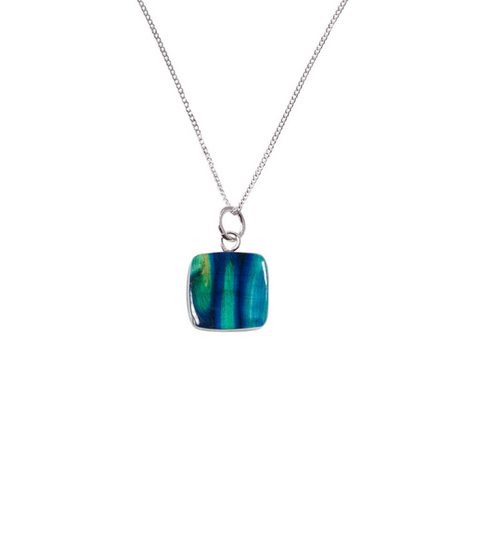 Small Square Heather Necklace