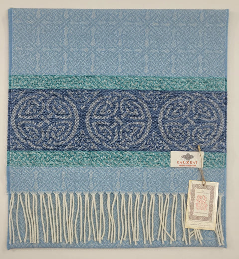 Celtic Border Jacquard Scarf Collection