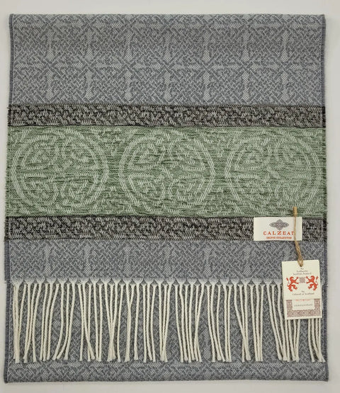 Celtic Border Jacquard Scarf Collection