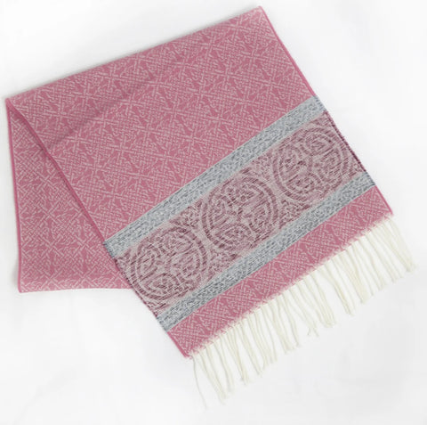 Celtic Border Jacquard Scarf Collection
