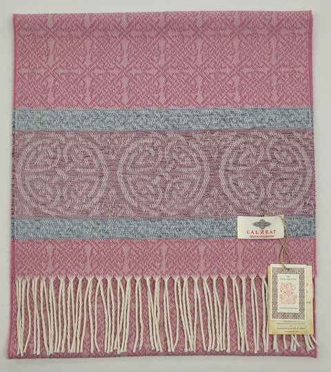 Celtic Border Jacquard Scarf Collection