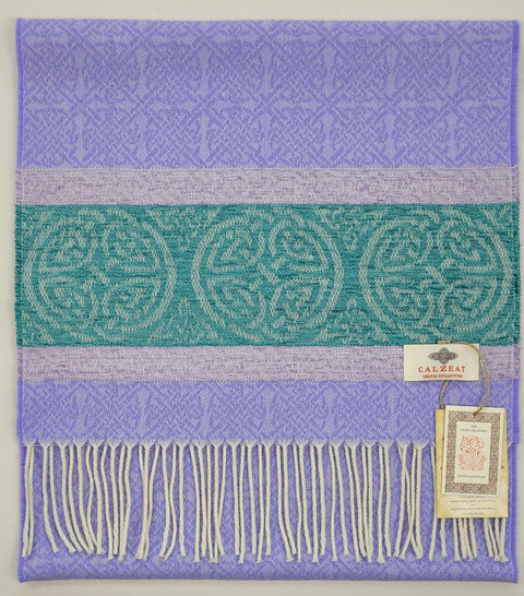 Celtic Border Jacquard Scarf Collection