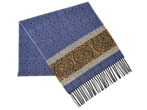 Celtic Border Jacquard Scarf Collection