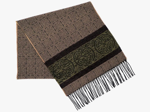 Celtic Border Jacquard Scarf Collection