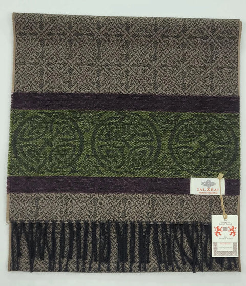 Celtic Border Jacquard Scarf Collection