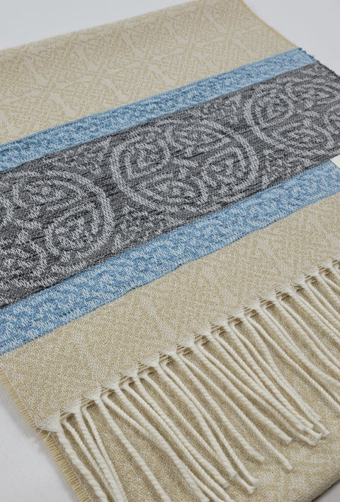Celtic Border Jacquard Scarf Collection