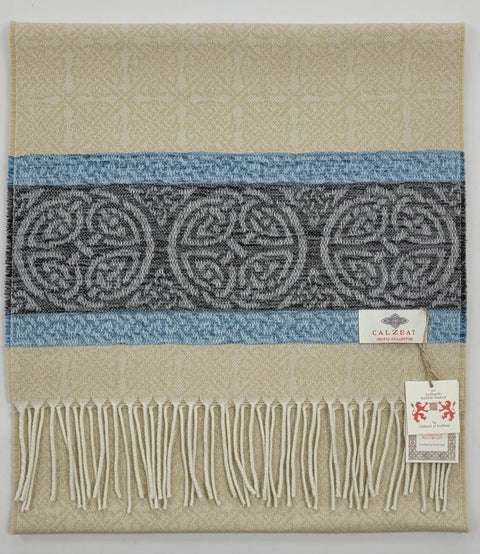 Celtic Border Jacquard Scarf Collection