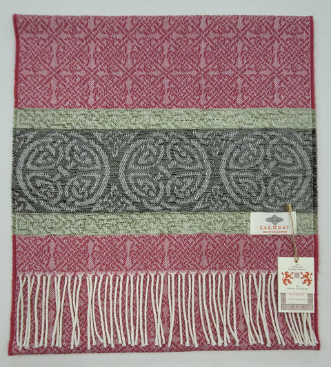 Celtic Border Jacquard Scarf Collection