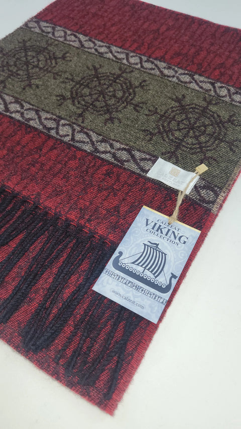 Helm of Awe Viking Jacquard Scarf Collection