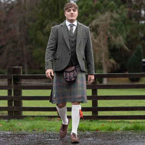 Lochcarron of Scotland Selkirk Heavyweight Wool Tweed Kilt